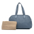 Bottega Veneta B Bottega Veneta Blue Light Blue Calf Leather Intrecciato Shoulder Bag Italy