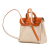 Hermès B Hermès Brown Beige Canvas Fabric Toile Herbag Backpack France