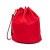 Prada AB Prada Red Nylon Fabric Tessuto Drawstring Pouch Italy