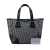 Christian Dior B Dior Blue Navy Canvas Fabric Oblique Trotter Tote Italy