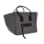 Celine AB Celine Gray Wool Fabric Medium Felt Phantom Luggage Tote Italy