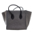 Celine AB Celine Gray Wool Fabric Medium Felt Phantom Luggage Tote Italy