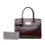 Mulberry AB Mulberry Red Bordeaux Calf Leather Embossed skin Bayswater Tote Turkey