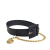 Chanel AB Chanel Black Lambskin Leather Leather CC Chain Belt France