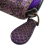 Bottega Veneta B Bottega Veneta Purple Snake Skin Leather Karung Intrecciato Continental Wallet Italy