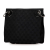 Gucci B Gucci Black Canvas Fabric GG Eclipse Crossbody Italy