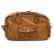 Prada Bowling Winkler Leather Bowler Shoulder Bag Caramel