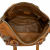 Prada Bowling Winkler Leather Bowler Shoulder Bag Caramel