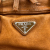 Prada Bowling Winkler Leather Bowler Shoulder Bag Caramel