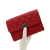 Chanel Boy Matelassè Caviar Leather Folding Wallet Cherry Red