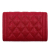 Chanel Boy Matelassè Caviar Leather Folding Wallet Cherry Red