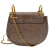 Chloé Drew Chain Small Leather Flap Crossbody Metallic