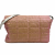 Chanel Mademoiselle Lock Chocolate bar Nylon Flap Shoulder Bag Beige pink