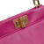 Fendi B Fendi Pink Hot Pink Calf Leather Mini Iconic Peekaboo Satchel Italy