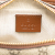 Gucci AB Gucci Brown Beige Coated Canvas Fabric GG Supreme Fake/Not Cosmetic Pouch Italy