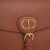 Christian Dior AB Dior Brown Calf Leather Medium skin Whipstitched Bobby Crossbody Italy