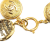 Chanel B Chanel Gold Gold Plated Metal Rue Cambon CC Medallion Link Bracelet France