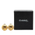 Chanel B Chanel Gold Gold Plated Metal CC Round Clip on Earrings France