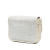 Goyard B Goyard White Coated Canvas Fabric Goyardine Belvedere PM France