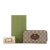 Gucci B Gucci Brown Beige Coated Canvas Fabric GG Supreme Neo Vintage Continental Wallet Italy