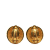 Chanel B Chanel Gold Gold Plated Metal CC Clip On Earrings France