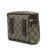 Gucci B Gucci Brown Beige Coated Canvas Fabric GG Supreme Ophidia Convertible Belt Bag Italy