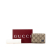 Gucci B Gucci Brown Coated Canvas Fabric GG Supreme Compact Wallet Italy