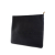 Christian Dior AB Dior Black Calf Leather Embossed skin Logo Zip Clutch Italy