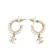 Chanel AB Chanel White Pearl Faux Pearl Other CC Hoop Earrings Italy