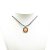 Bvlgari Silver Light Pink Stainless Steel Metal Shell Bvlgari Bvlgari Pendant Choker Necklace Italy