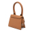 Jacquemus B Jacquemus Brown Calf Leather Le Chiquito Mini Bag Italy