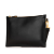 Versace AB Versace Black Calf Leather Logo Patch Clutch Italy