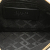 Versace AB Versace Black Calf Leather Logo Patch Clutch Italy