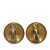 Chanel B Chanel Gold Gold Plated Metal CC Clip On Earrings France