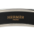 Hermès B Hermès Black with Silver Enamel Other Narrow Caleche Bangle 62 France