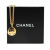 Chanel AB Chanel Gold Gold Plated Metal CC Pendant Necklace France