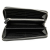 Prada B Prada Black Saffiano Leather Zip Around Wallet Italy