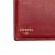 Chanel B Chanel Red Caviar Leather Leather CC Caviar Bi Fold Card Holder Italy