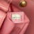 Chanel AB Chanel Pink Lambskin Leather Leather Small Chevron Lambskin Reversed Round Flap Italy