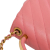 Chanel AB Chanel Pink Lambskin Leather Leather Small Chevron Lambskin Reversed Round Flap Italy