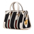 Gucci B Gucci Black with White Canvas Fabric Mini GG Bauletto Italy