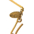 Chanel AB Chanel Gold Gold Plated Metal Enamel CC Socker Ball Pendant Necklace France