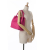 Bottega Veneta B Bottega Veneta Pink Hot Pink Calf Leather Intrecciato Bella Tote Italy