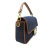 Fendi AB Fendi Blue Denim Denim Fabric Zucca Embroidered Baguette Satchel Italy