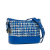 Chanel B Chanel Blue Tweed Fabric Small Gabrielle Crossbody Italy