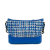 Chanel B Chanel Blue Tweed Fabric Small Gabrielle Crossbody Italy