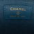 Chanel AB Chanel Blue Denim Denim Fabric Mini Pearl Crush Card Holder On Chain Italy