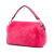 Fendi AB Fendi Pink Fur Natural Material Shearling Baguette Satchel Italy