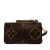 Louis Vuitton AB Louis Vuitton Brown Monogram Canvas Canvas Monogram Reverse Giant Trio Pouch France