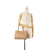 Christian Dior B Dior Brown Beige Lambskin Leather Leather Small Lambskin Cannage Dior Soft Shopping Tote Italy